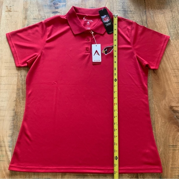 Arizona Cardinals Antigua Women's Tribute Polo T-shirt Cardinal Size Medium - Picture 4 of 12